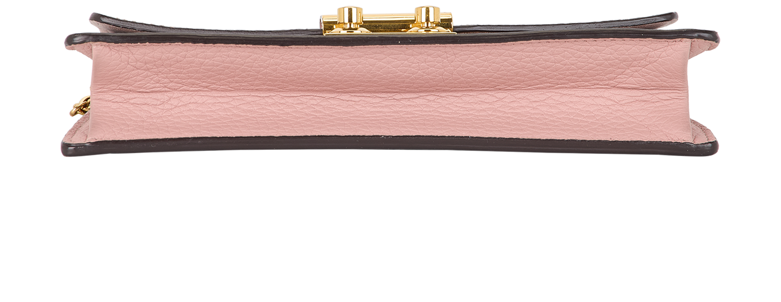 Croisette Wallet On Chain, &pound;1,100, Handbags, Brown/Pink, Canvas, Top view